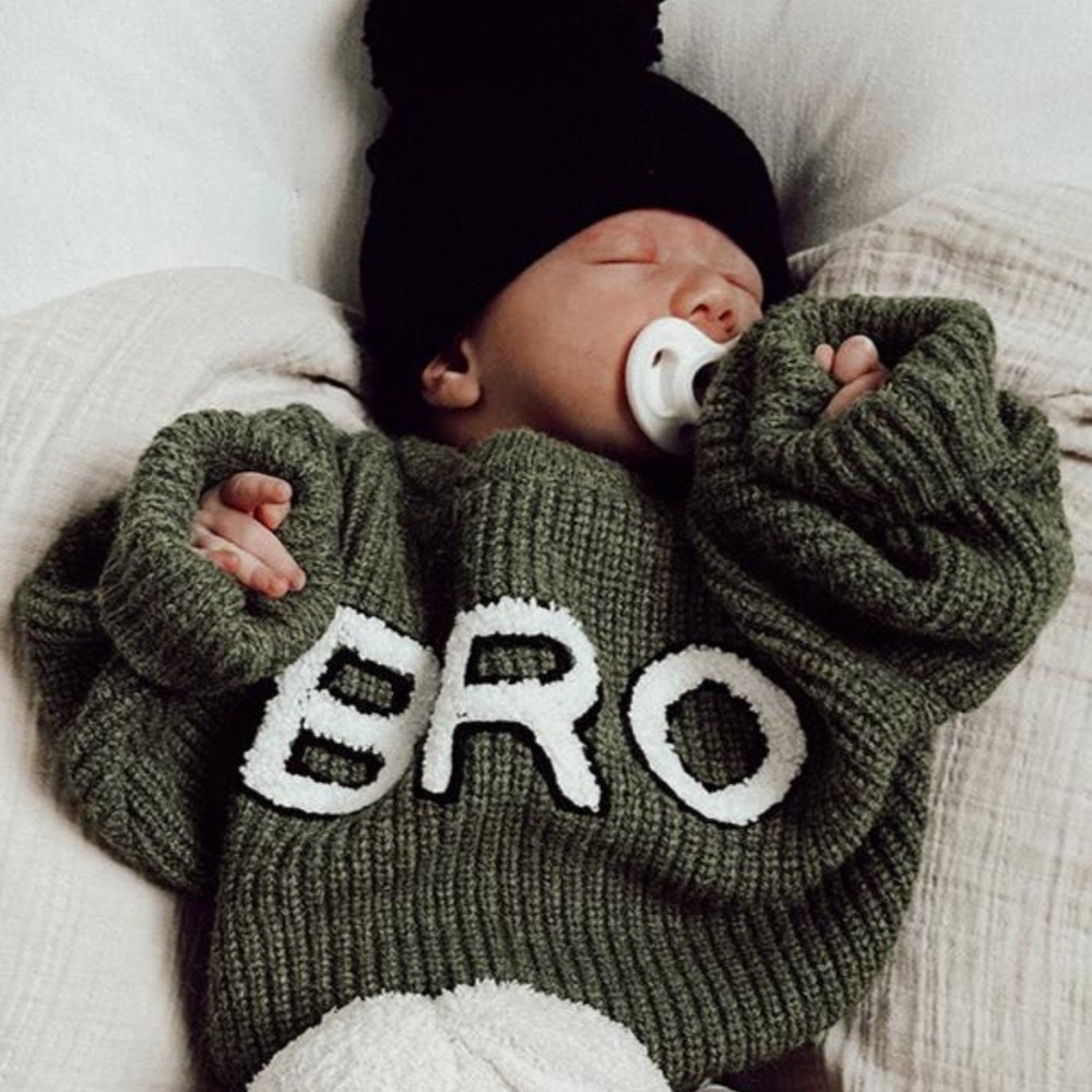 BRO knit sweater, wilderness (olive green)